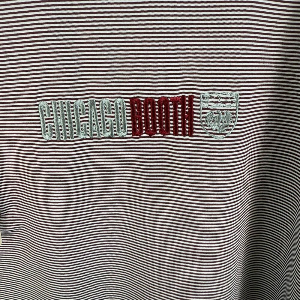 NWT Peter Millar Summer Comfort Golf Polo Chicago Booth Large - Picture 2 of 4